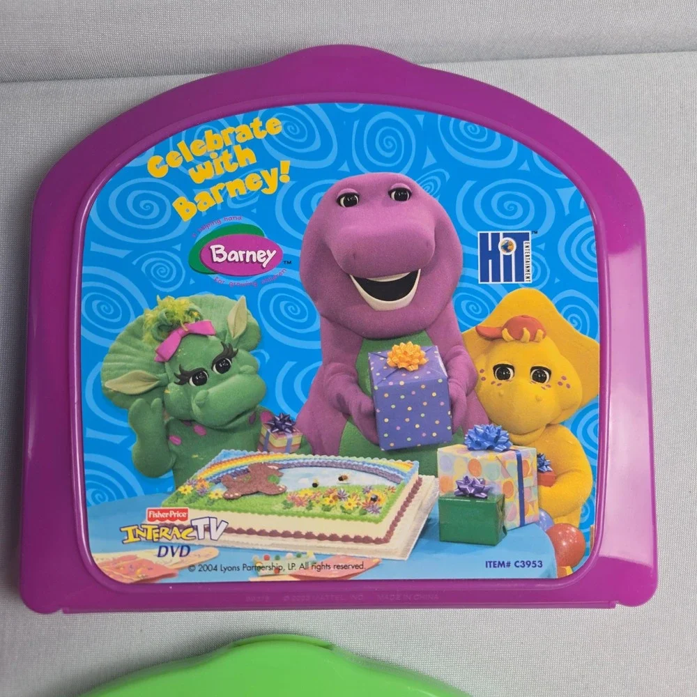 Fisher Price InteracTV Learning System Bundle 6 Games Blue's Clues Dora Barney‎